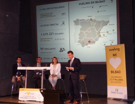 Vueling celebra sus 11 millones de pasajeros en Bilbao